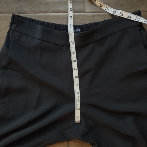 J. Crew Factory Jamie Pant Tapered Leg Pull-On Black - Picture 14 of 16